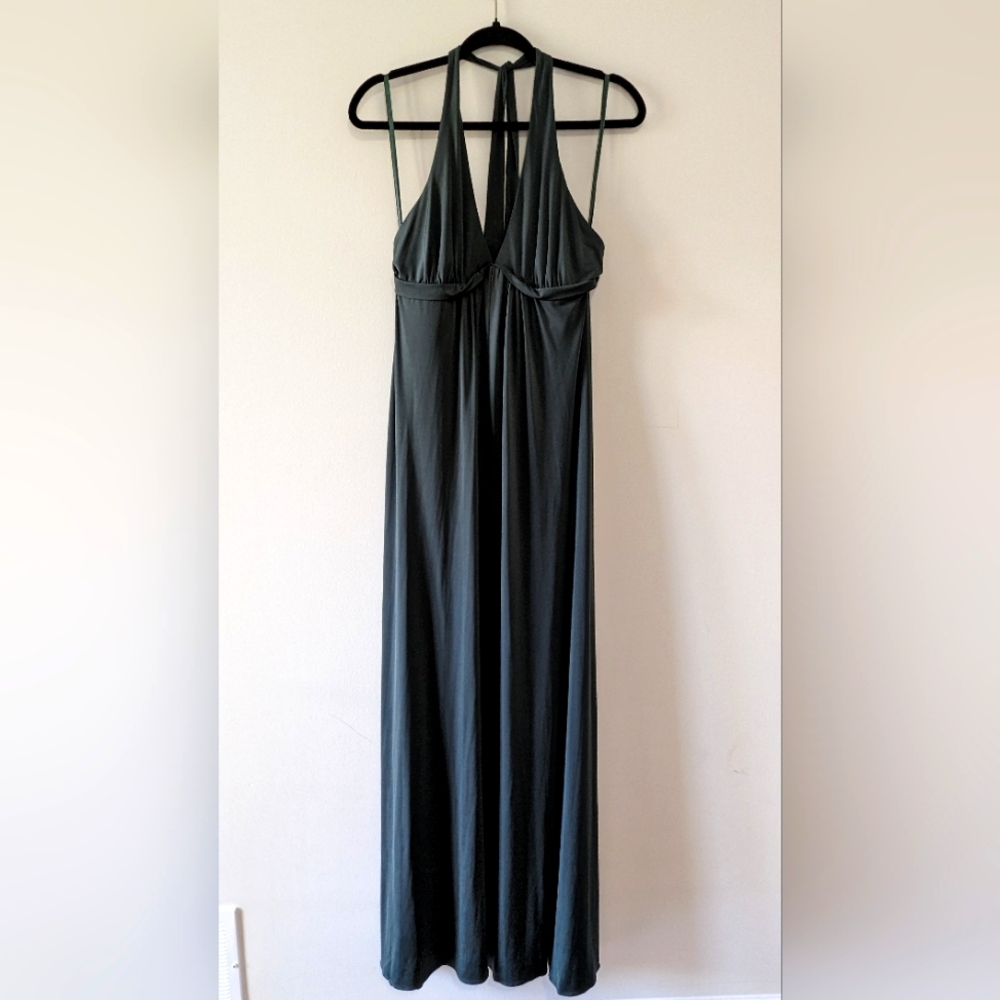 BCBG Max Azria long dress in forest green size M.